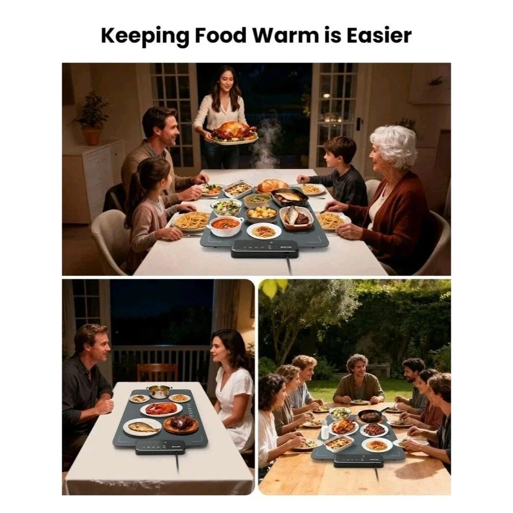 Portable Food Warmer Mat 24